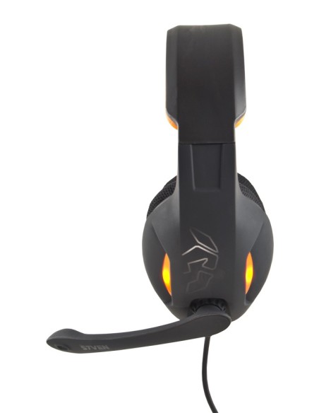 NOX S7VEN Auriculares Diadema Negro, Naranja