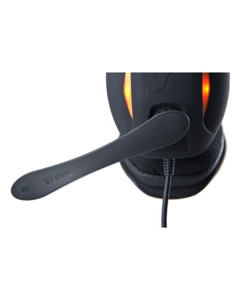 NOX S7VEN Auriculares Diadema Negro, Naranja