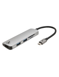 Bluestork BE-DOCK-USBC-MINI hub de interfaz USB 3.2 Gen 1 (3.1 Gen 1) Type-C 5 Mbit s Negro, Gris