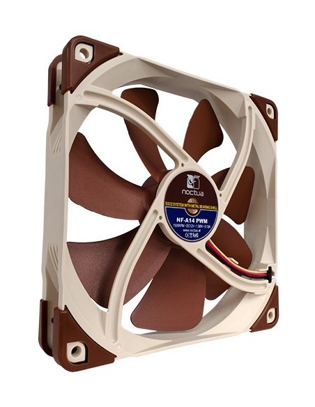 Noctua NF-A14 PWM Carcasa del ordenador Ventilador 14 cm Marrón