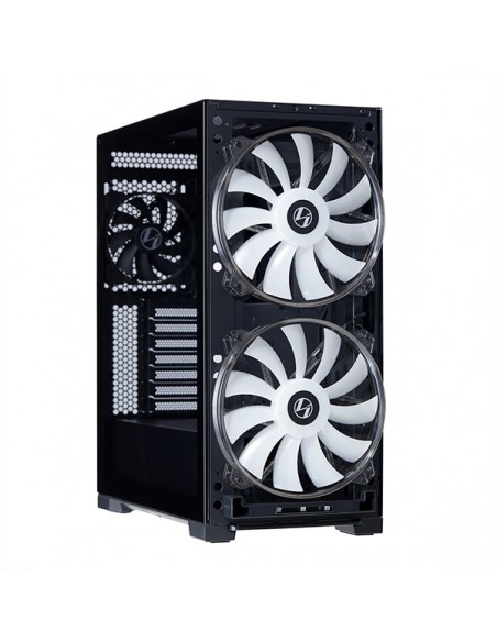 Lian Li Lancool-215 Midi Tower Negro, Transparente