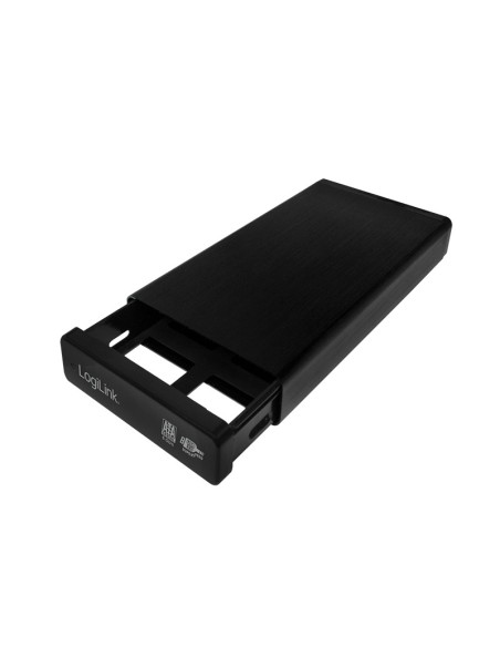 LogiLink UA0284 caja para disco duro externo Caja de disco duro (HDD) Negro 3.5"