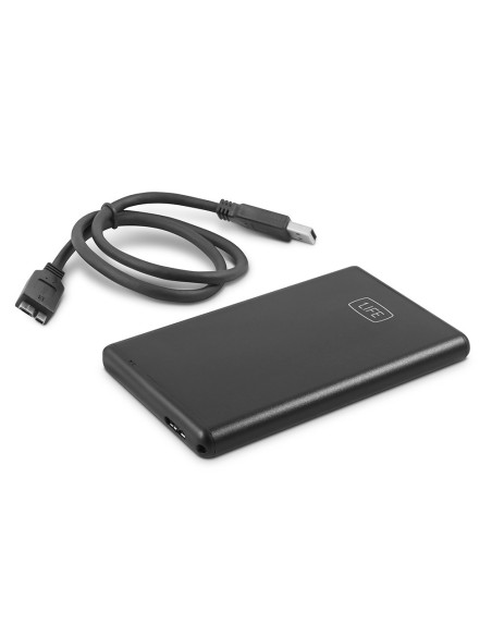 1Life hd vault 3 Carcasa de disco duro SSD Negro 2.5"