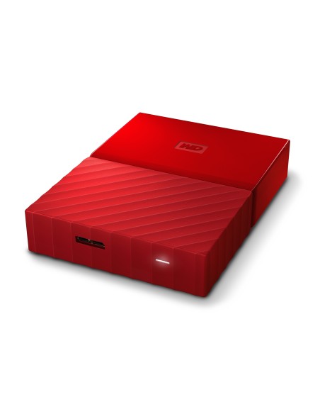 Western Digital My Passport disco duro externo 4000 GB Rojo