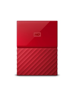 Western Digital My Passport disco duro externo 2000 GB Rojo