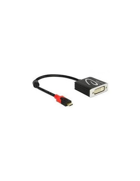 DeLOCK 62734 adaptador de cable de vídeo 0,2 m Displayport HDMI Negro