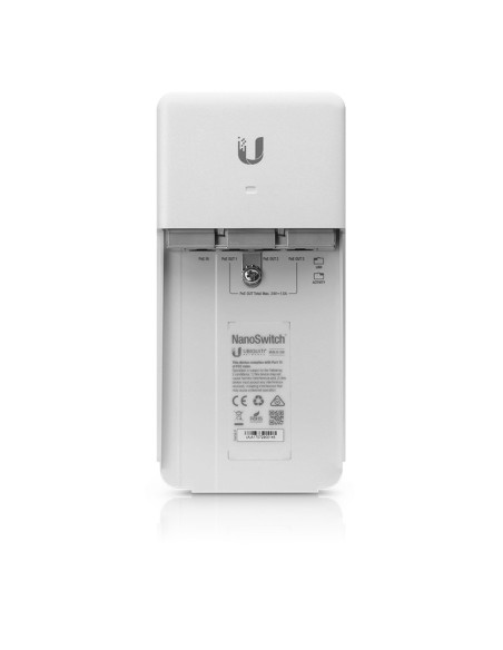 Ubiquiti Networks NanoSwitch Gigabit Ethernet (10 100 1000) Energía sobre Ethernet (PoE) Blanco