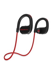 Energy Sistem BT Running 2 Neon Auriculares gancho de oreja, Banda para cuello MicroUSB Bluetooth Negro, Rojo