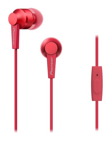 Pioneer SE-C3T Auriculares Dentro de oído Conector de 3,5 mm Rojo