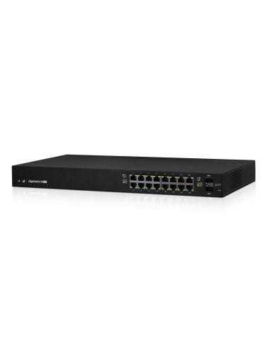 Ubiquiti Networks ES-16-150W switch Gestionado L2 L3 Gigabit Ethernet (10 100 1000) Energía sobre Ethernet (PoE) Negro