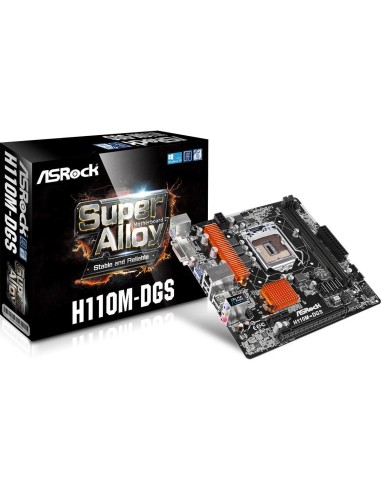 Asrock H110M-DGS Intel® H110 LGA 1151 (Zócalo H4) micro ATX