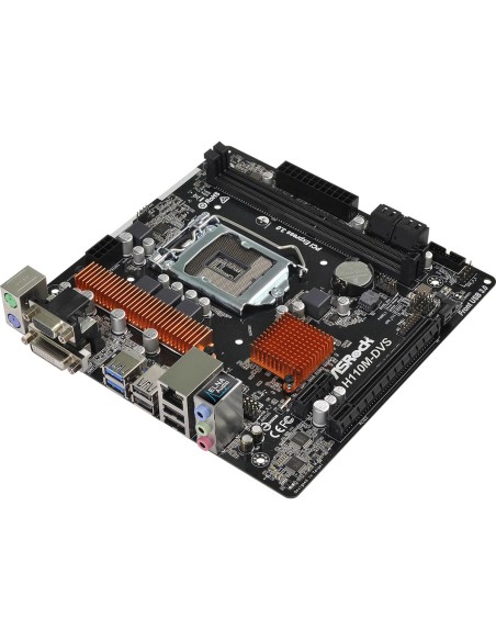 Asrock H110M-DVS R3.0 Intel® H110 LGA 1151 (Zócalo H4) micro ATX