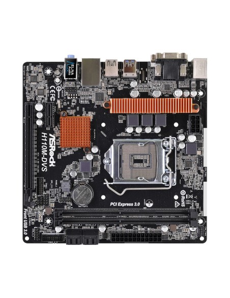 Asrock H110M-DVS R3.0 Intel® H110 LGA 1151 (Zócalo H4) micro ATX