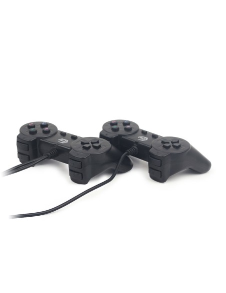 Gembird JPD-UB2-01 mando y volante Negro USB 2.0 Gamepad PC