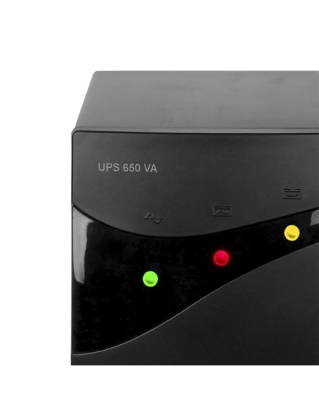 Woxter PE26-062 sistema de alimentación ininterrumpida (UPS) 650 VA 360 W 3 salidas AC