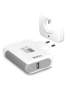 Port Designs 900027 batería externa Polímero de litio 2000 mAh Blanco