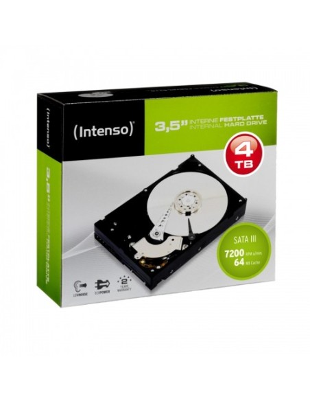 Intenso 6513123 disco duro interno 3.5" 4000 GB Serial ATA III