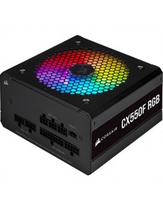 Corsair CX550F RGB unidad de fuente de alimentación 550 W 24-pin ATX Negro