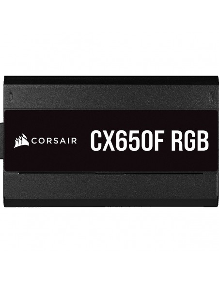Corsair CX Series CX650F RGB unidad de fuente de alimentación 650 W 24-pin ATX ATX Negro