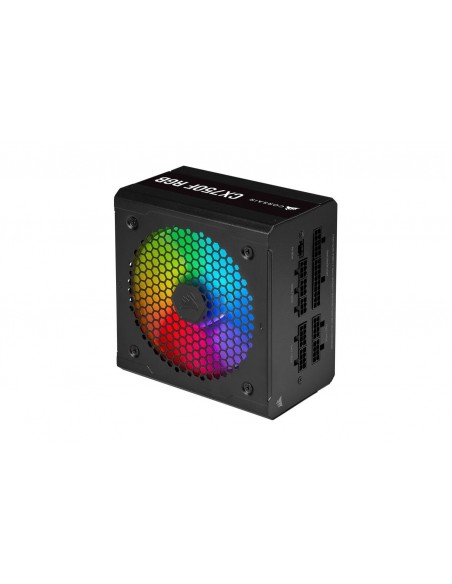 Corsair CX Series CX750F RGB unidad de fuente de alimentación 750 W 20-pin ATX ATX Negro
