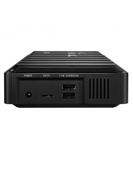 Western Digital D10 disco duro externo 8000 GB Negro, Blanco