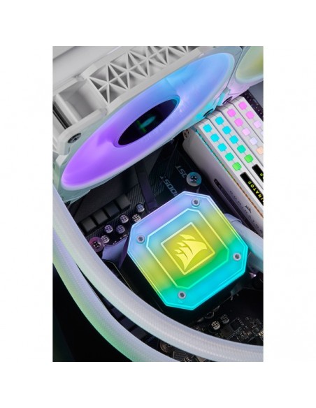 Corsair iCUE H100i ELITE CAPELLIX refrigeración agua y freón