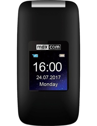 MaxCom MM824(02)171101792 6,1 cm (2.4") 88 g Negro Teléfono para personas mayores
