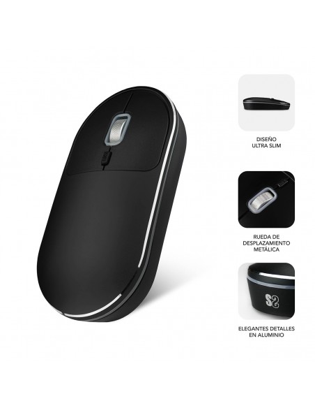 SUBBLIM RATON OPTICO WIRELESS BLUETOOTH EXCELLENT BLACK