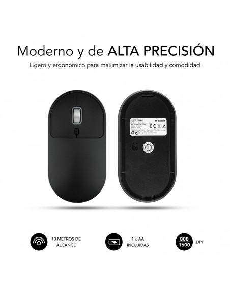 SUBBLIM RATON OPTICO WIRELESS BLUETOOTH EXCELLENT BLACK