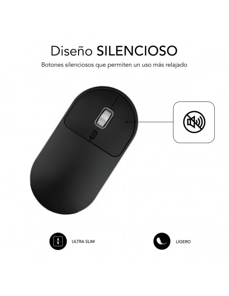 SUBBLIM RATON OPTICO WIRELESS BLUETOOTH EXCELLENT BLACK