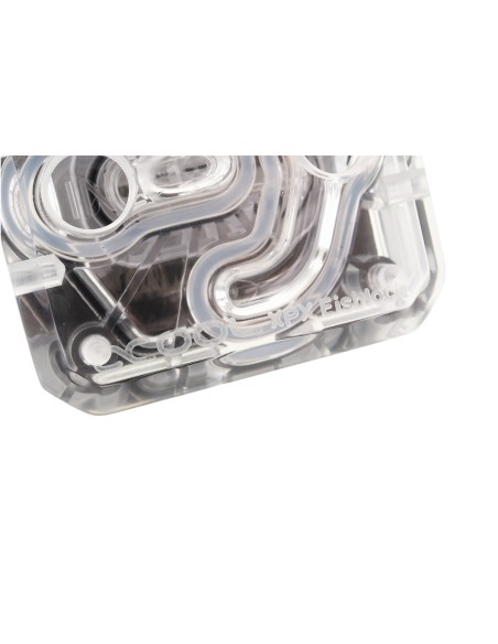 Alphacool Eisblock XPX Procesador Radiador Negro, Transparente