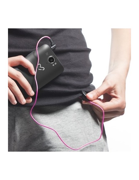 Energy Sistem Running Two Auriculares Banda para cuello Conector de 3,5 mm Rosa