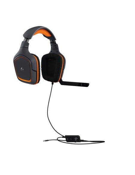 Logitech G G231 Prodigy Auriculares Diadema Conector de 3,5 mm Negro, Naranja
