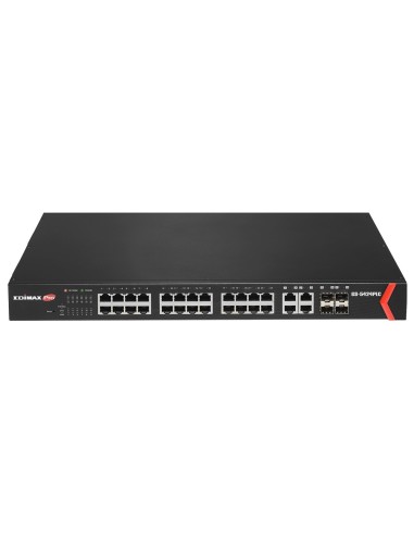 Edimax GS-5424PLC switch Gigabit Ethernet (10 100 1000) Energía sobre Ethernet (PoE) 1U Negro