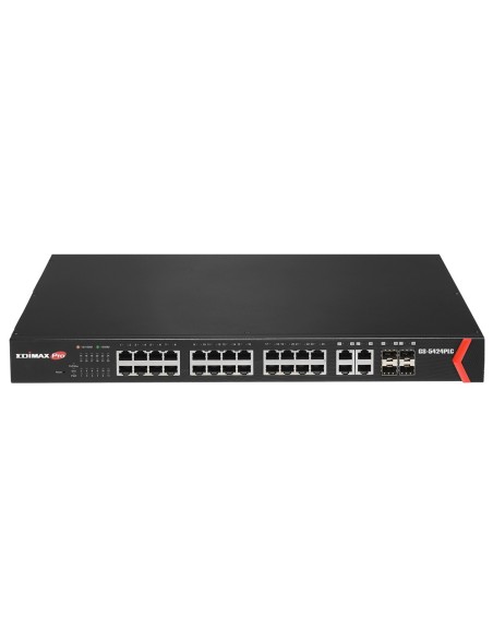 Edimax GS-5424PLC switch Gigabit Ethernet (10 100 1000) Energía sobre Ethernet (PoE) 1U Negro