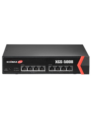 Edimax XGS-5008 switch 10G Ethernet (100 1000 10000) 1U Negro