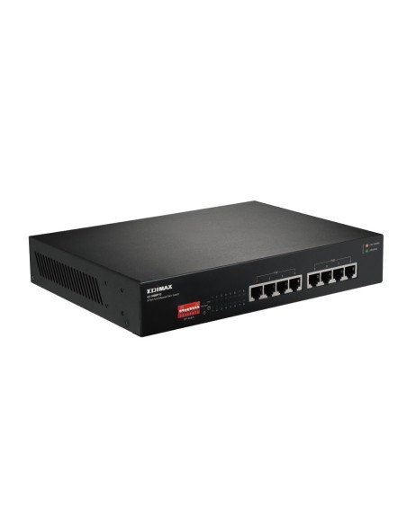 Edimax GS-1008P V2 switch Gigabit Ethernet (10 100 1000) Energía sobre Ethernet (PoE) Negro