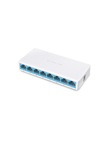 Mercusys MS108 switch Gestionado Fast Ethernet (10 100) Blanco