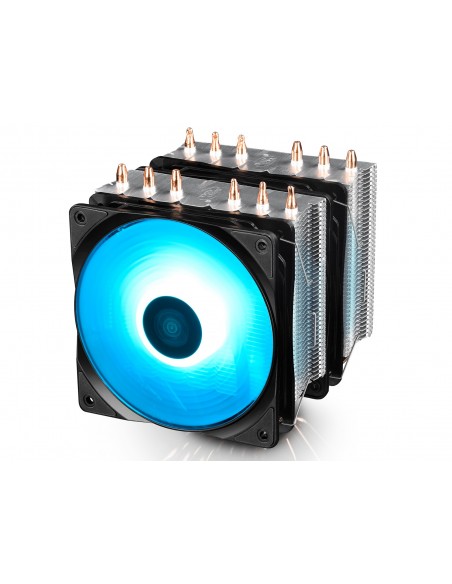 DeepCool Neptwin RGB Procesador Enfriador 12 cm Negro, Plata 1 pieza(s)