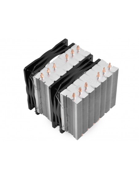 DeepCool Neptwin RGB Procesador Enfriador 12 cm Negro, Plata 1 pieza(s)