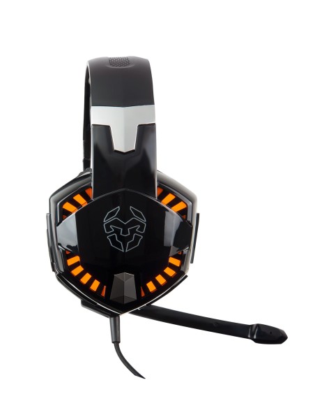 Krom Kyus Auriculares Diadema Negro, Plata