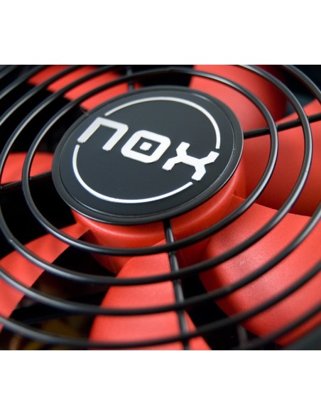 NOX NXS750 unidad de fuente de alimentación 750 W 20+4 pin ATX Negro, Rojo