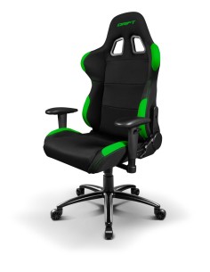DRIFT DR100 Silla para videojuegos universal Asiento acolchado Negro, Verde