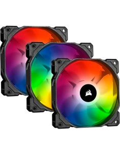 Corsair CO-9050094-WW ventilador de PC Carcasa del ordenador 12 cm Negro, Gris