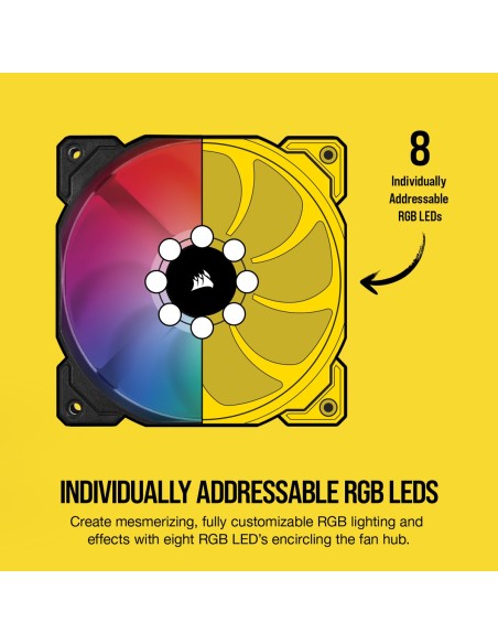 Corsair CO-9050096-WW ventilador de PC Carcasa del ordenador 14 cm Negro, Gris