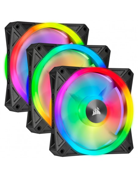 Corsair CO-9050098-WW ventilador de PC Carcasa del ordenador 12 cm Negro, Gris