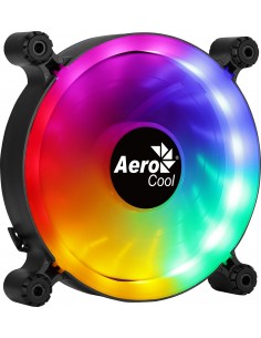 Aerocool Spectro 12 FRGB Carcasa del ordenador Ventilador 12 cm Negro, Translúcido 1 pieza(s)