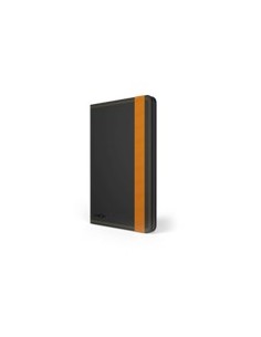 Ziron LY028 funda para tablet 20,3 cm (8") Folio Negro, Naranja