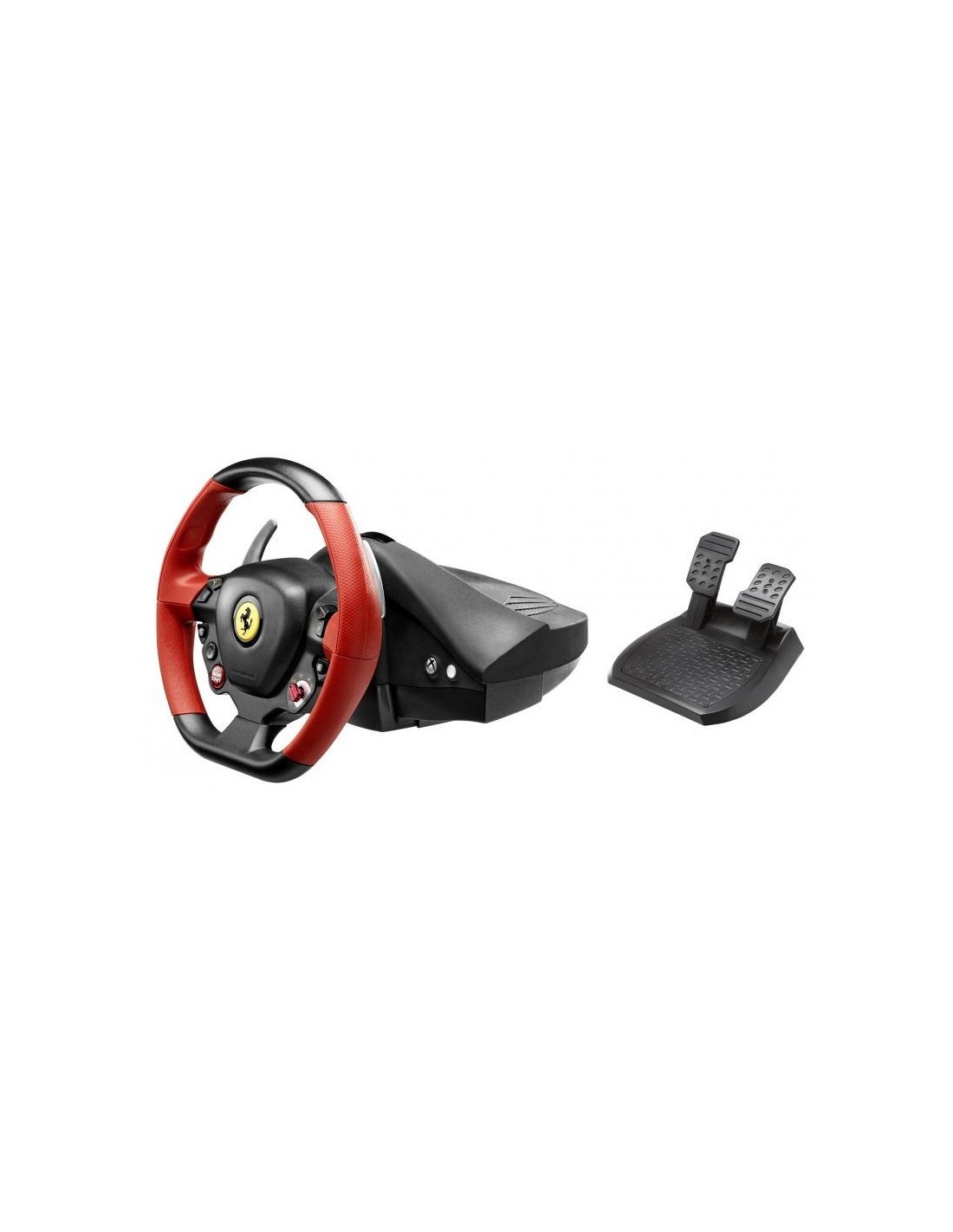 Pack volante y pedales Thrustmaster Ferrari T458 Spider negro y rojo para Xbox  One