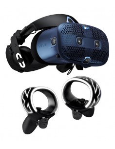 HTC Cosmos Pantalla con montura para sujetar en la cabeza Negro, Azul